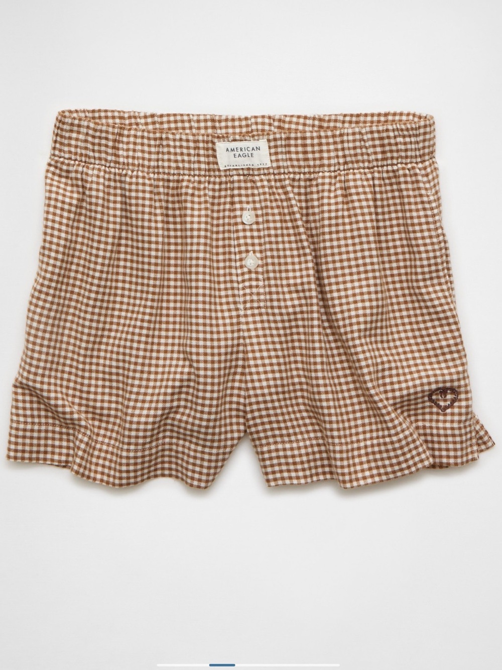 AE Flannel Boxer Sleep Short